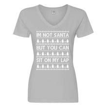 Womens Im Not Santa Vneck T-shirt