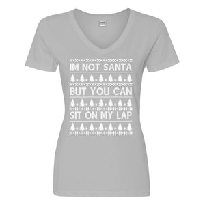 Womens Im Not Santa Vneck T-shirt