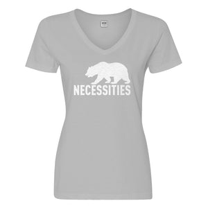 Womens Bear Necessities Vneck T-shirt