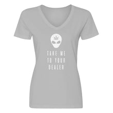 Womens Take Me to Your Dealer V-Neck T-shirt