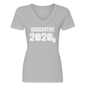 Womens 2020 Quarantine V-Neck T-shirt