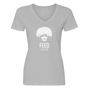 Womens FEED KHABIB V-Neck T-shirt