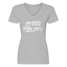 Womens Hotter than Hell Vneck T-shirt