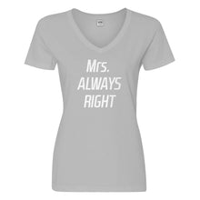 Womens Mrs. Always Right Vneck T-shirt