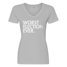 Womens Worst Election Ever Vneck T-shirt