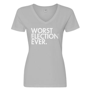 Womens Worst Election Ever Vneck T-shirt