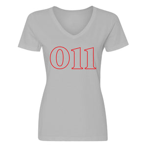 Womens Eleven Vneck T-shirt