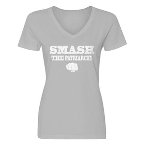 Womens Smash the Patriarchy V-Neck T-shirt
