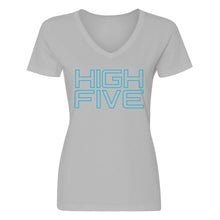 Womens High Five Vneck T-shirt