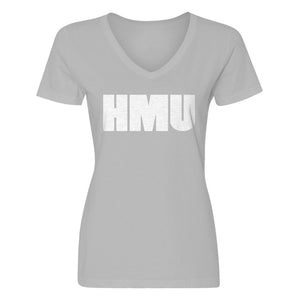 Womens hmu V-Neck T-shirt