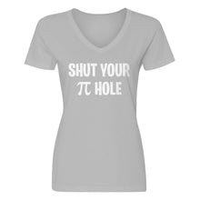 Womens Shut Your Pi Hole V-Neck T-shirt