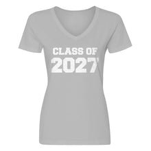Womens Class of 2027 V-Neck T-shirt