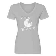 Womens Dickbutt Vneck T-shirt