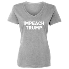 Womens IMPEACH TRUMP Vneck T-shirt