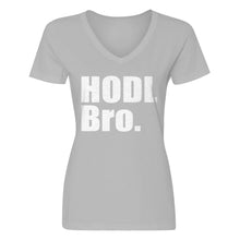 Womens HODL Bro Vneck T-shirt