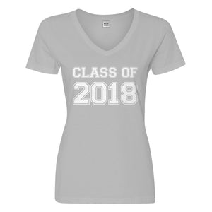 Womens Class of 2018 Vneck T-shirt