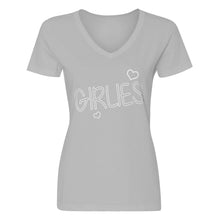Womens Girlies V-Neck T-shirt