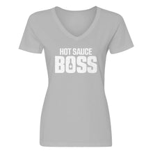 Womens Hot Sauce Boss V-Neck T-shirt