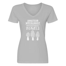 Womens Questionable Morels V-Neck T-shirt