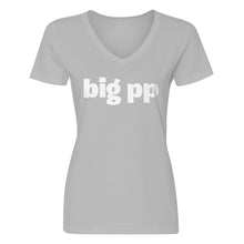 Womens big pp V-Neck T-shirt