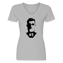 Womens Number One V-Neck T-shirt