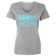 Womens Intern Seattle Grace Hospital Vneck T-shirt