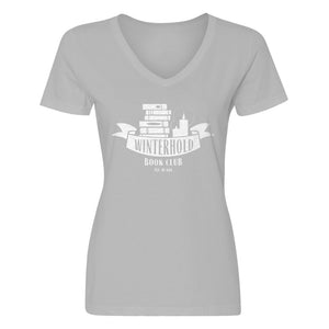 Womens Winterhold Book Club V-Neck T-shirt