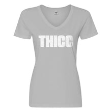 Womens THICC Vneck T-shirt