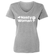 Womens Nasty Women Vote Vneck T-shirt