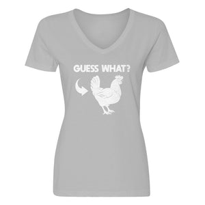 Womens Chicken Butt Vneck T-shirt