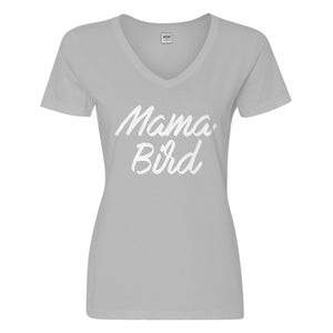 Womens Mama Bird Vneck T-shirt