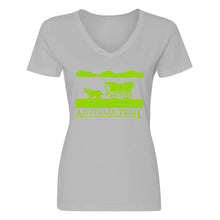Womens Antivaxx Trail V-Neck T-shirt