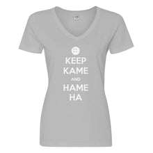 Womens Keep Kame and Hame Ha Vneck T-shirt