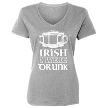 Womens Irish I Were Drunk Vneck T-shirt