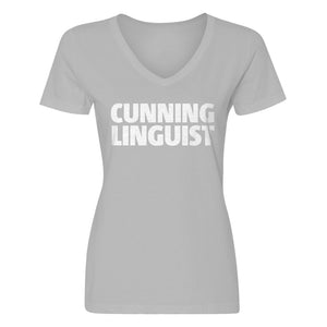 Womens Cunning Linguist Vneck T-shirt