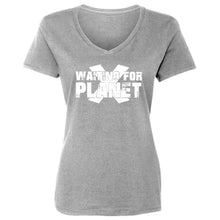 Womens Waiting for Planet X Vneck T-shirt