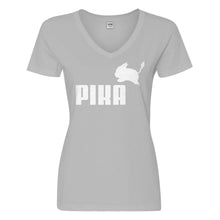 Womens Pika Puma Vneck T-shirt