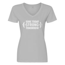 Womens Sore Today Strong Tomorrow Vneck T-shirt