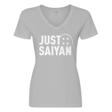 Womens Just Saiyan Vneck T-shirt