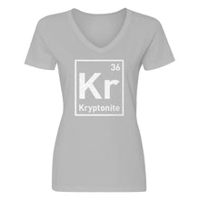 Womens Kryptonite Vneck T-shirt