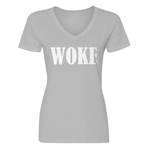 Womens Woke V-Neck T-shirt