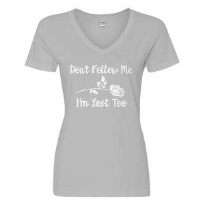 Womens I'm Lost Too Vneck T-shirt