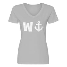 Womens Wanker V-Neck T-shirt
