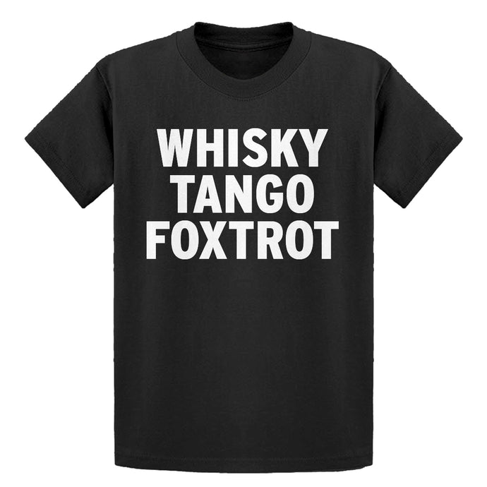 Youth WHISKY TANGO FOXTROT Kids T-shirt