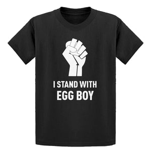 Youth I Stand with Egg Boy Kids T-shirt
