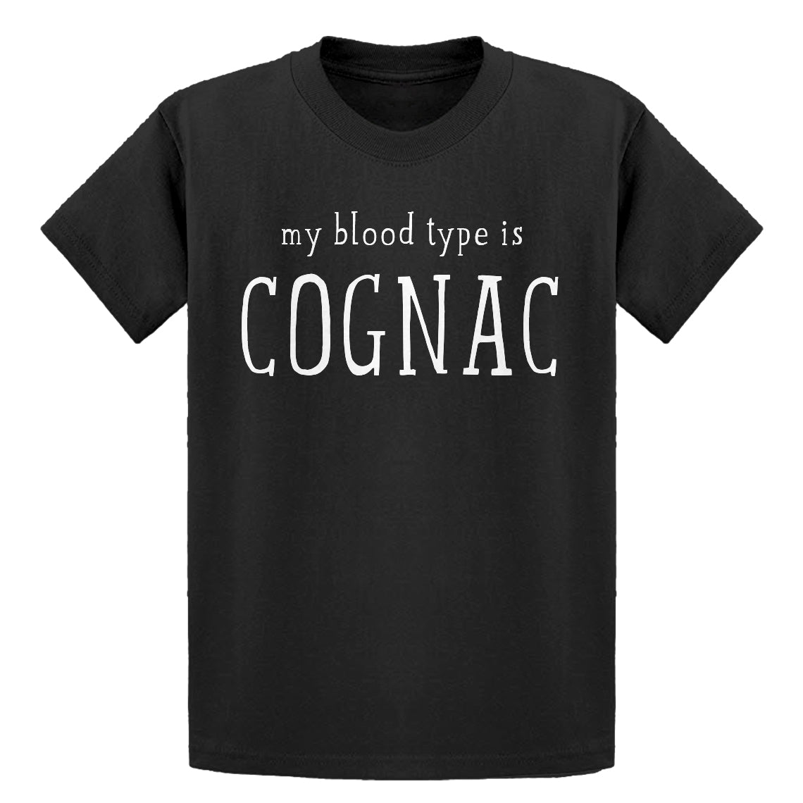 Youth My Blood Type is Cognac Kids T-shirt