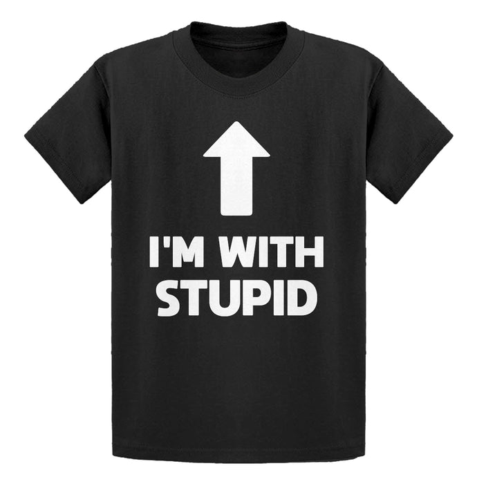 Youth I'm with Stupid Up Kids T-shirt