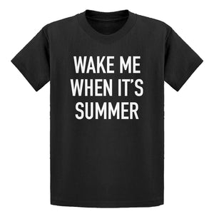 Youth Wake me When its Summer Kids T-shirt