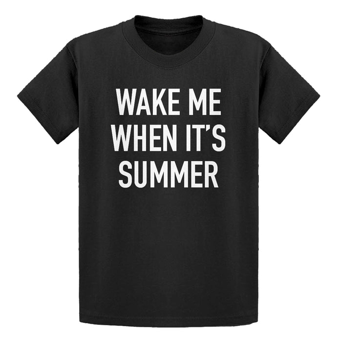 Youth Wake me When its Summer Kids T-shirt