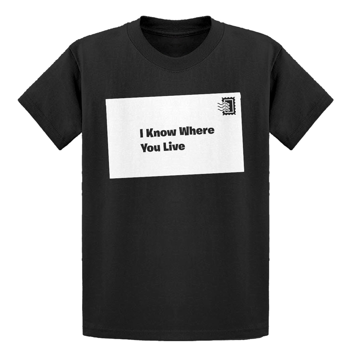 Youth I Know Where You Live Kids T-shirt